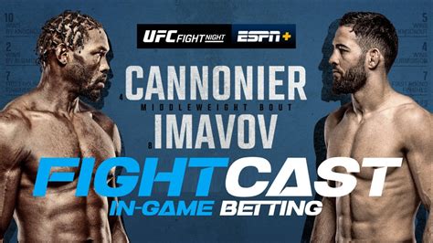 UFC Fight Night: Imavov vs Cannonier Odds & Picks .